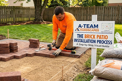 Brick Patio Installation & Construction in Livonia, MI | A-Team - patio-2